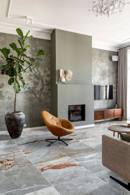 Elegant Astana Gray marble tile showcasing sophisticated natural stone patterns for luxurious interior design.
