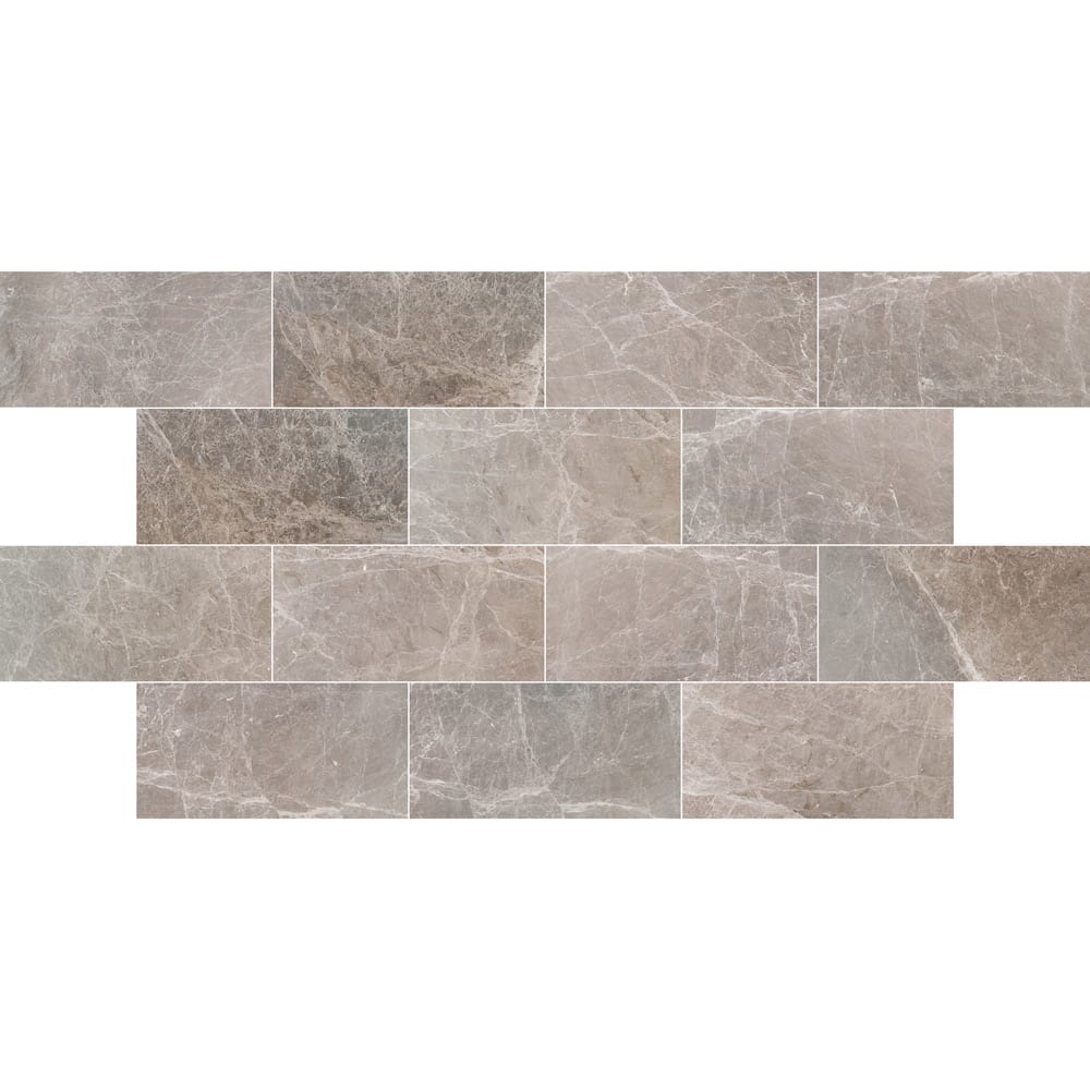 Atlantic Grey Marble Floor and Wall Tile Polished - Livfloors Collection.