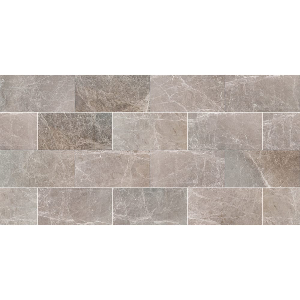 Atlantic Grey Marble Floor and Wall Tile Polished - Livfloors Collection.