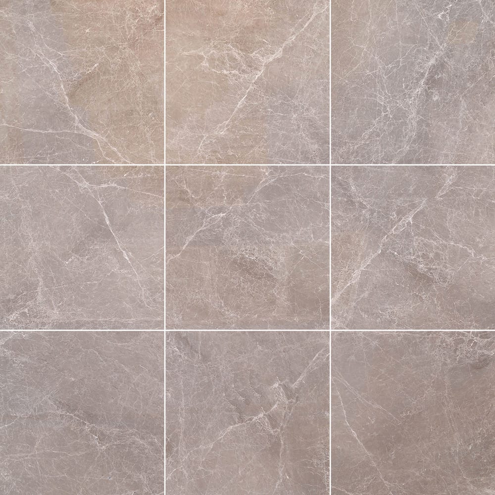 Atlantic Grey Marble Floor and Wall Tile Polished - Livfloors Collection.