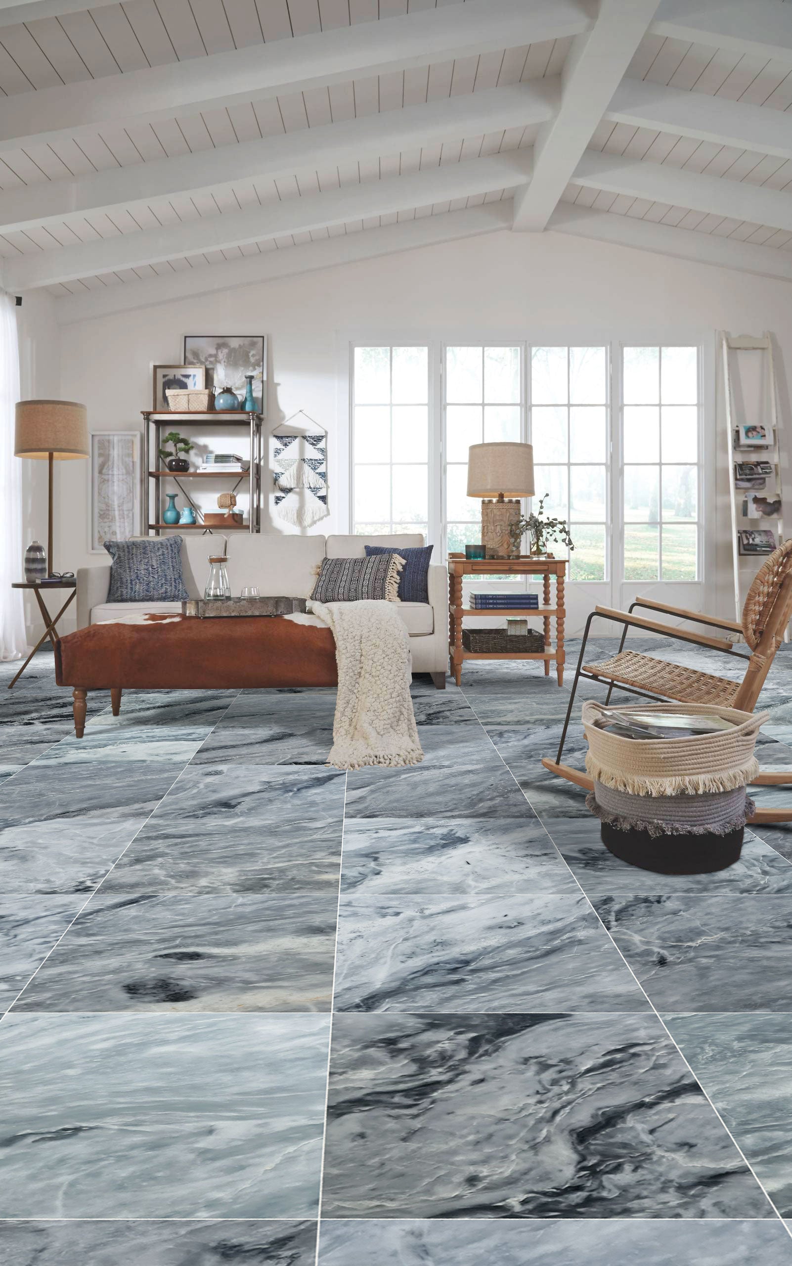 Elegant Bardiglio Gray marble tile showcasing fine natural veining and premium craftsmanship for sophisticated interiors.