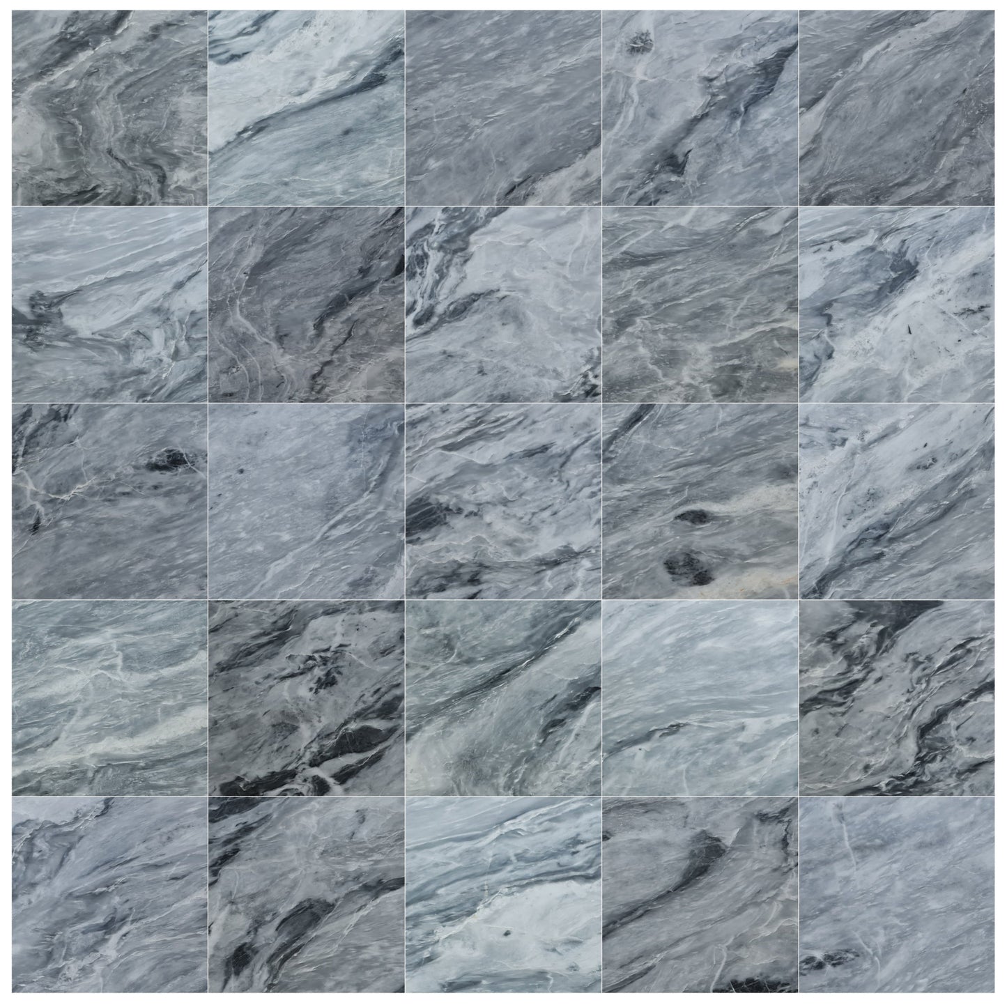 Elegant Bardiglio Gray marble tile showcasing fine natural veining and premium craftsmanship for sophisticated interiors.