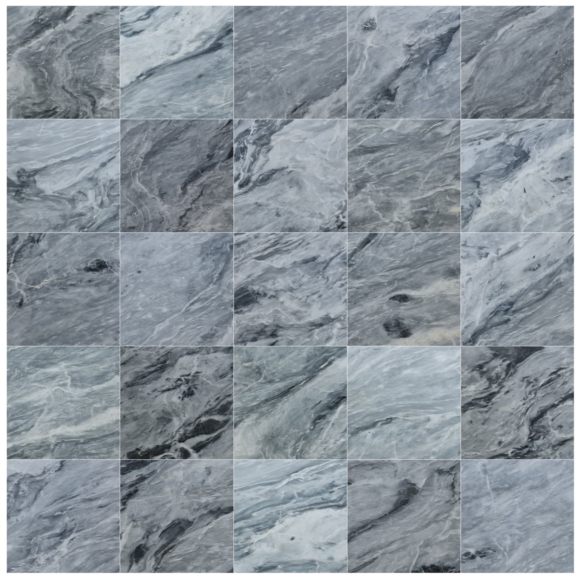 Elegant Bardiglio Gray marble tile showcasing fine natural veining and premium craftsmanship for sophisticated interiors.