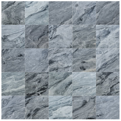 Elegant Bardiglio Gray marble tile showcasing fine natural veining and premium craftsmanship for sophisticated interiors.