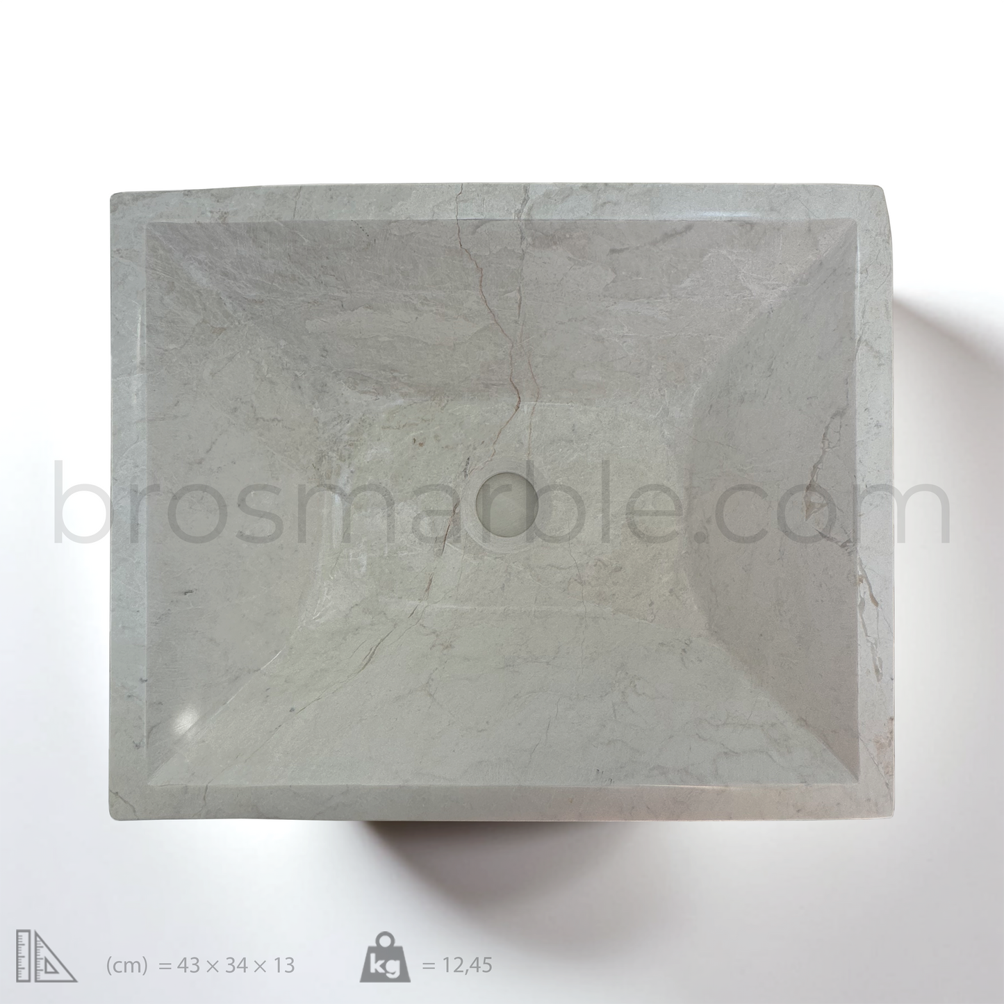 View the image of Beige Marble Rectangular Vessel Sink (BRS008) at BROSMARBLE. Premium marble sink in the Bathroom Sinks category, available for $610.00.