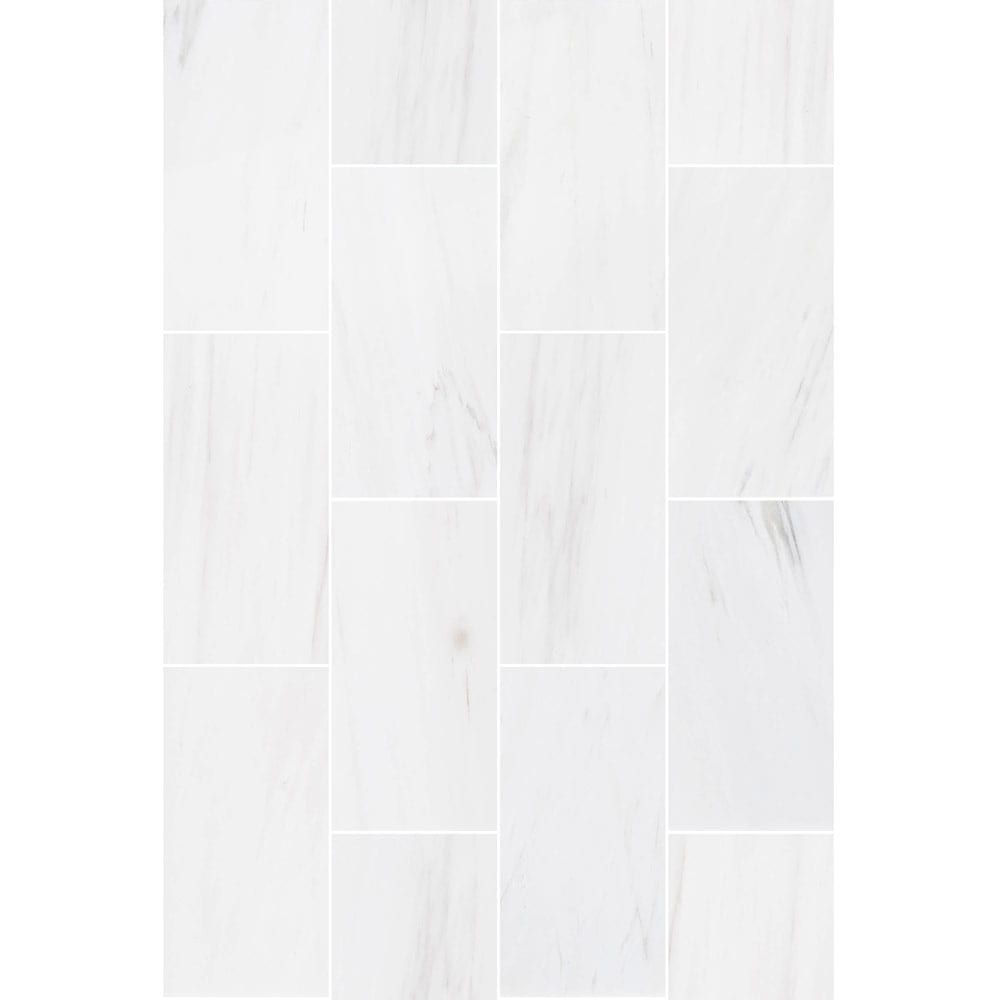 Elegant Bianco Dolomite marble tile showcasing natural veining and superior craftsmanship