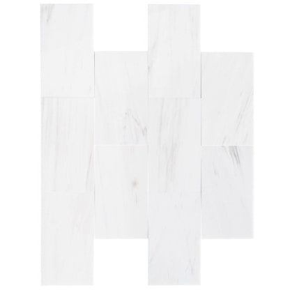 Elegant Bianco Dolomite marble tile showcasing natural veining and superior craftsmanship