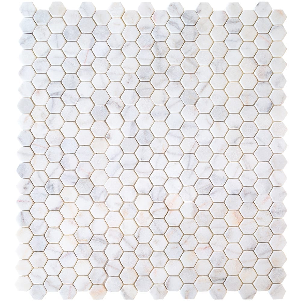 Elegant Bianco marble surface showcasing natural white veining for sophisticated interior design and architectural projects.