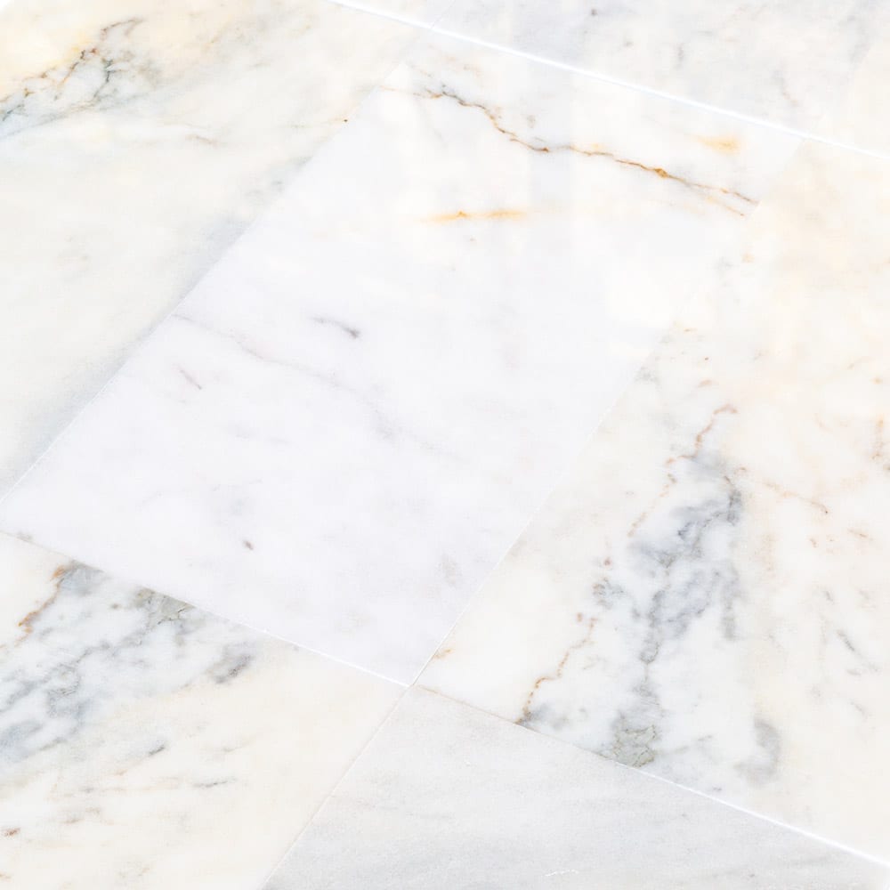 Bianco Ibiza White Marble Floor and Wall Tile - Livfloors Collection.