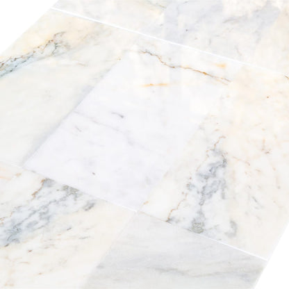 Bianco Ibiza White Marble Floor and Wall Tile - Livfloors Collection.
