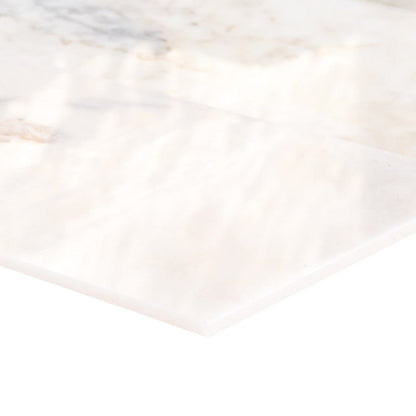 Bianco Ibiza White Marble Floor and Wall Tile - Livfloors Collection.