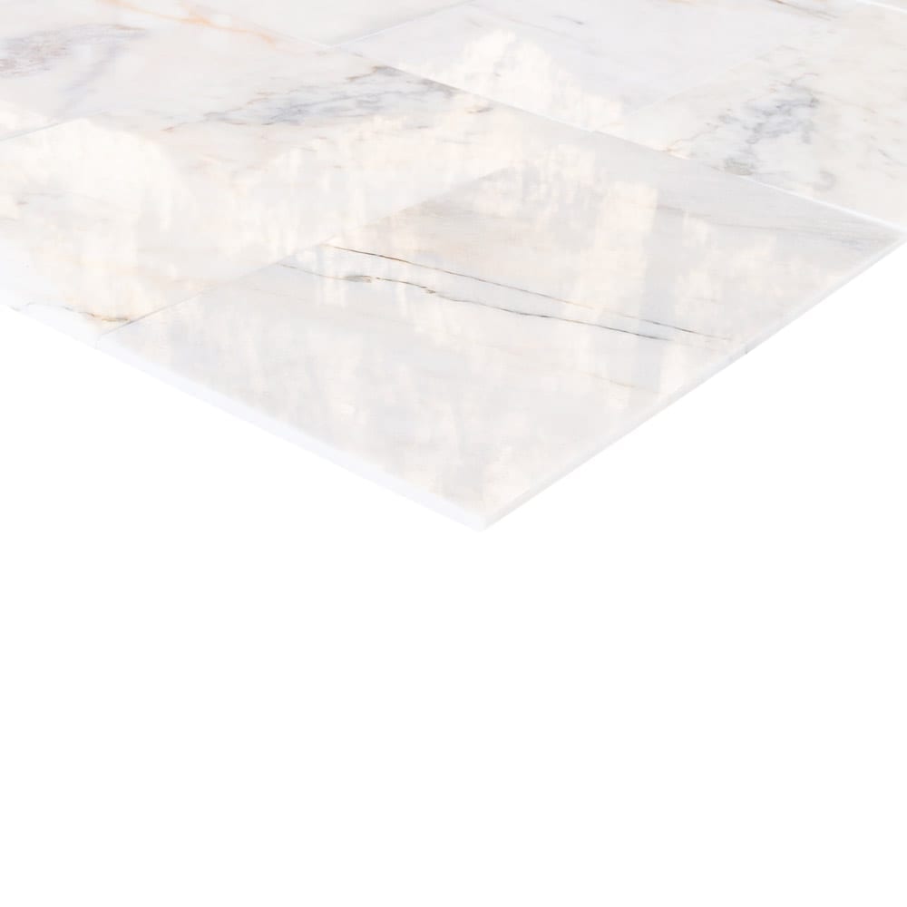 Bianco Ibiza White Marble Floor and Wall Tile - Livfloors Collection.