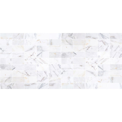 Bianco Ibiza White Marble Floor and Wall Tile - Livfloors Collection.