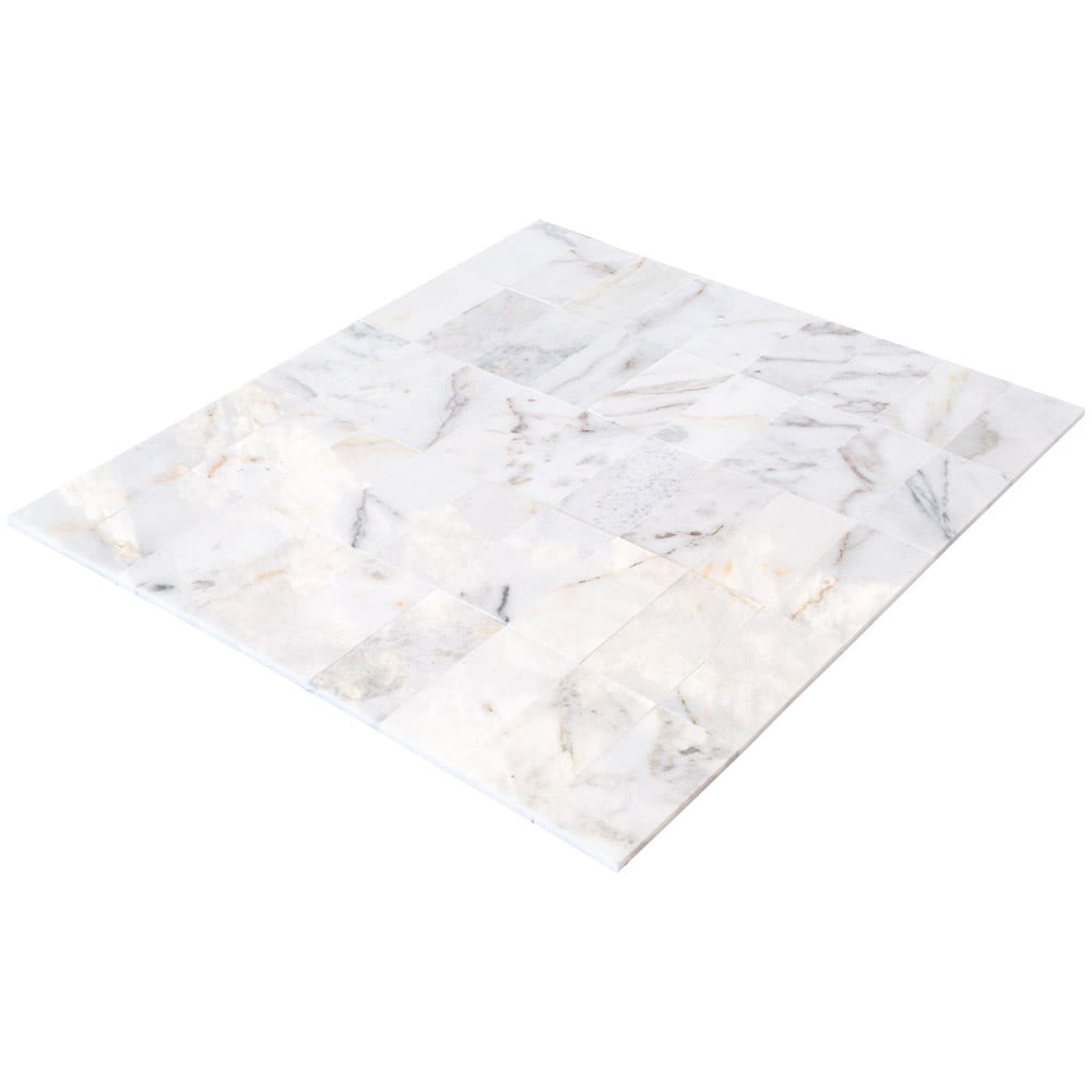 Bianco Ibiza White Marble Floor and Wall Tile - Livfloors Collection.