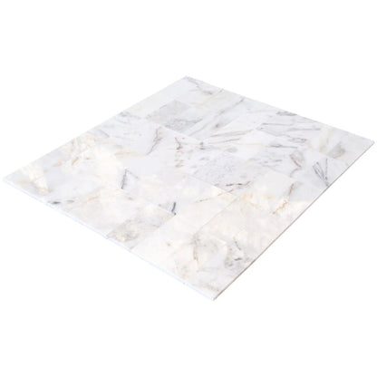 Bianco Ibiza White Marble Floor and Wall Tile - Livfloors Collection.