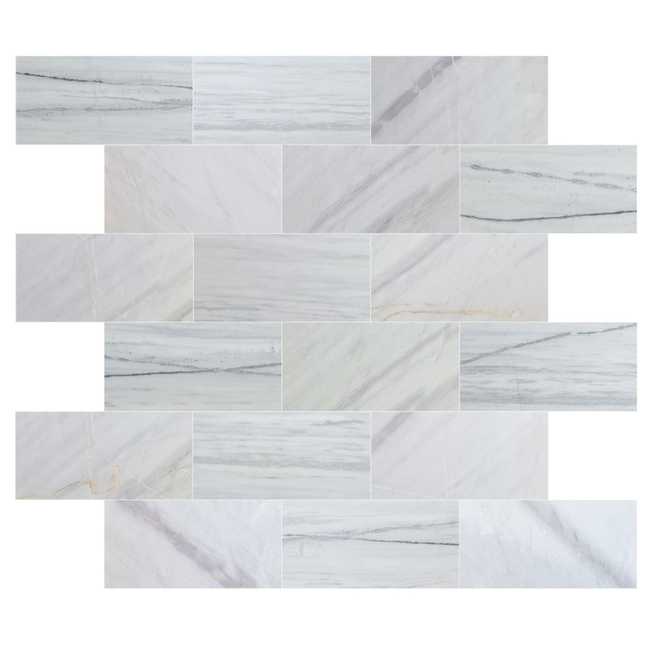 Elegant Bianco Lasa marble tiles showcasing natural beauty and premium quality for sophisticated interior designs.