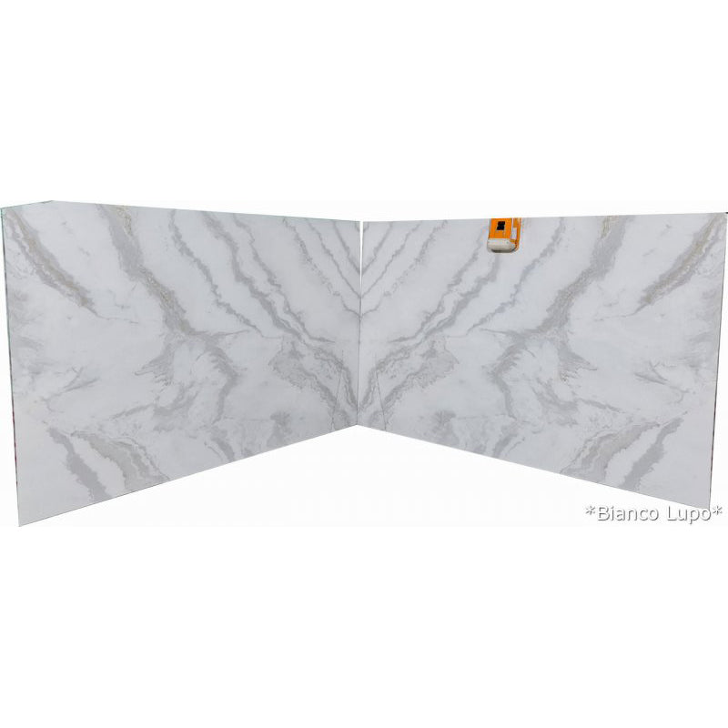 High-quality Bianco Lupo marble slabs showcasing elegant and durable natural stone for premium interior design.