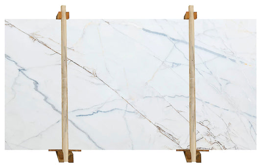 High-quality Bianco Rigata marble slabs showcasing elegant patterns and durability for premium interior design.