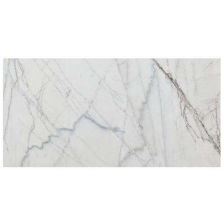 Bianco Rigata Exotic Marble Polished Floor and Wall Tile - Large Format - Livfloors Collection.