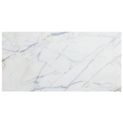 Bianco Rigata Exotic Marble Polished Floor and Wall Tile - Large Format - Livfloors Collection.