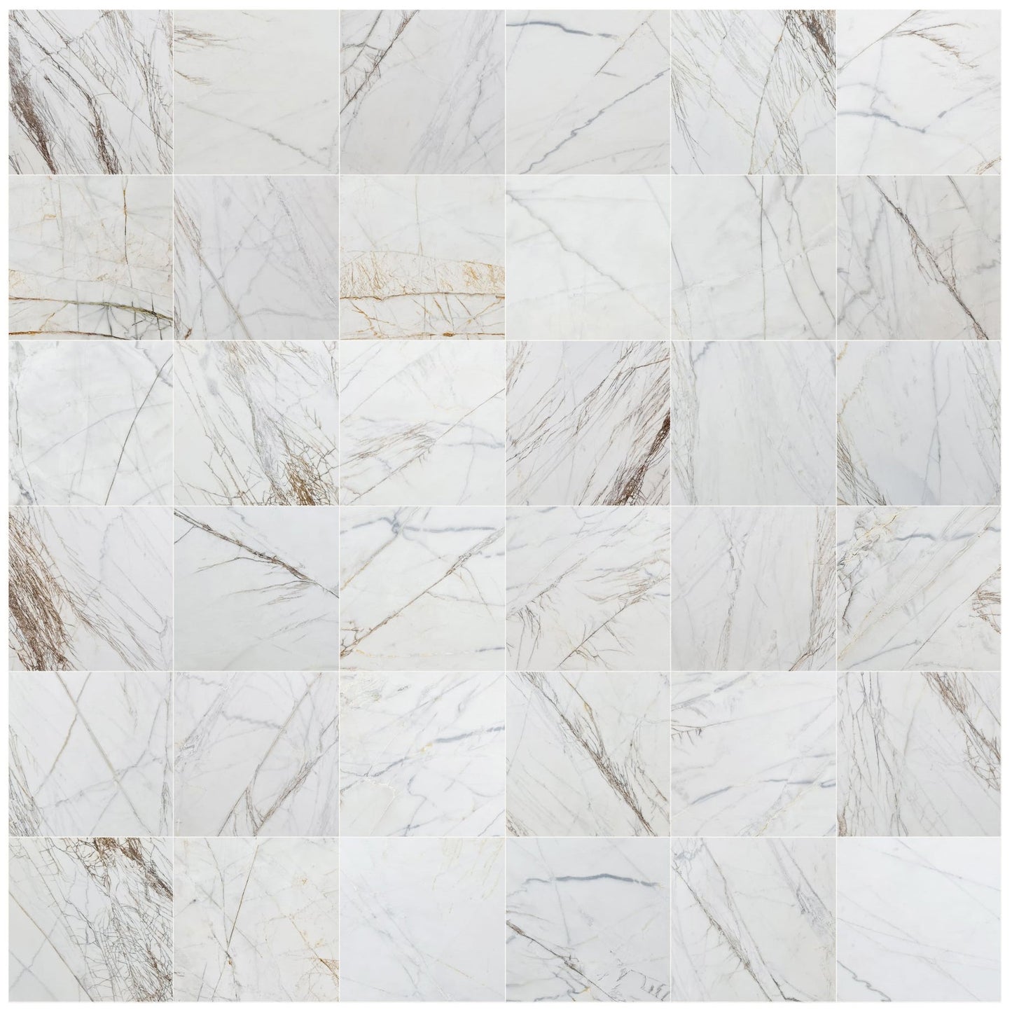 Bianco Rigata Exotic Marble Polished Floor and Wall Tile - Large Format - Livfloors Collection.