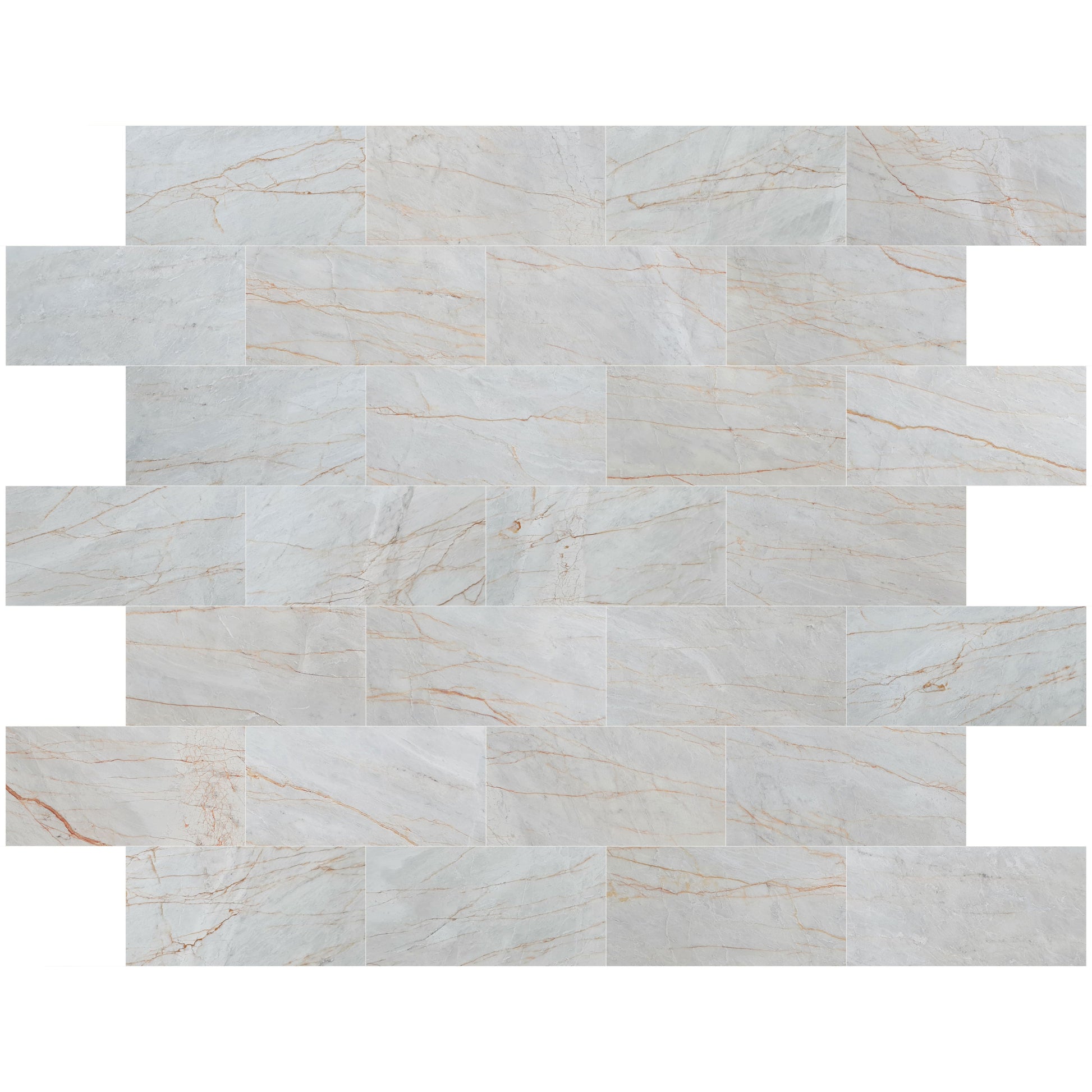 Bianco Venato Exotic Marble Polished Floor and Wall Tile - Large Format - Livfloors Collection.