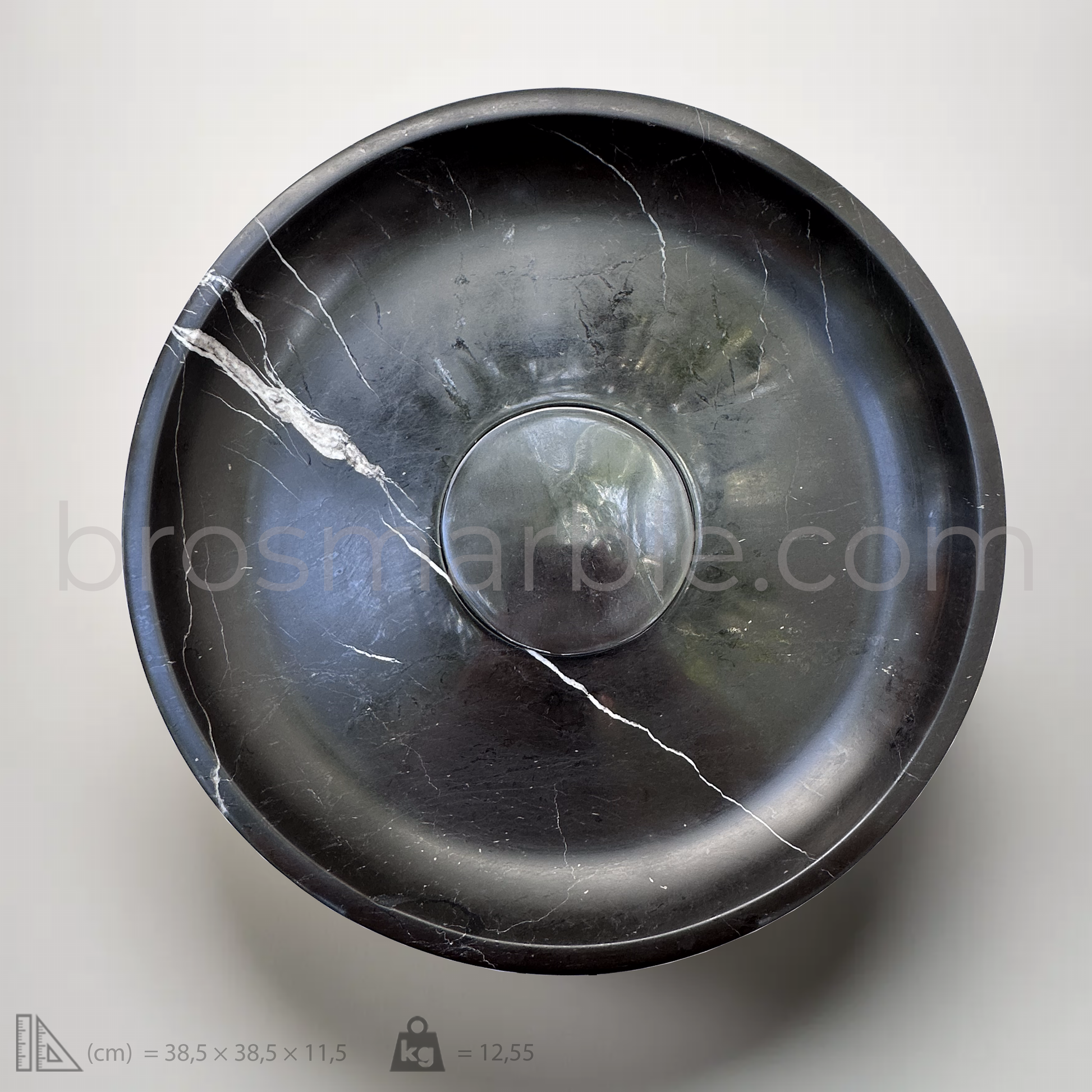 View the image of Black Marble Vessel Sink (BRS017) at BROSMARBLE. Premium marble sink in the Bathroom Sinks category, available for $410.00.