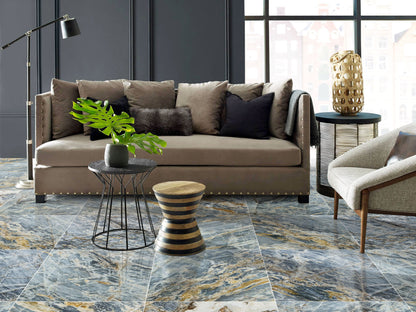 Blue Lagoon Dolomite Marble showcasing exquisite natural stone surfaces for elegant interior design applications.