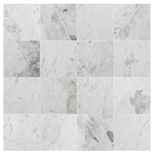Elegant Blue Whisper marble tile showcasing intricate natural patterns for premium interior designs