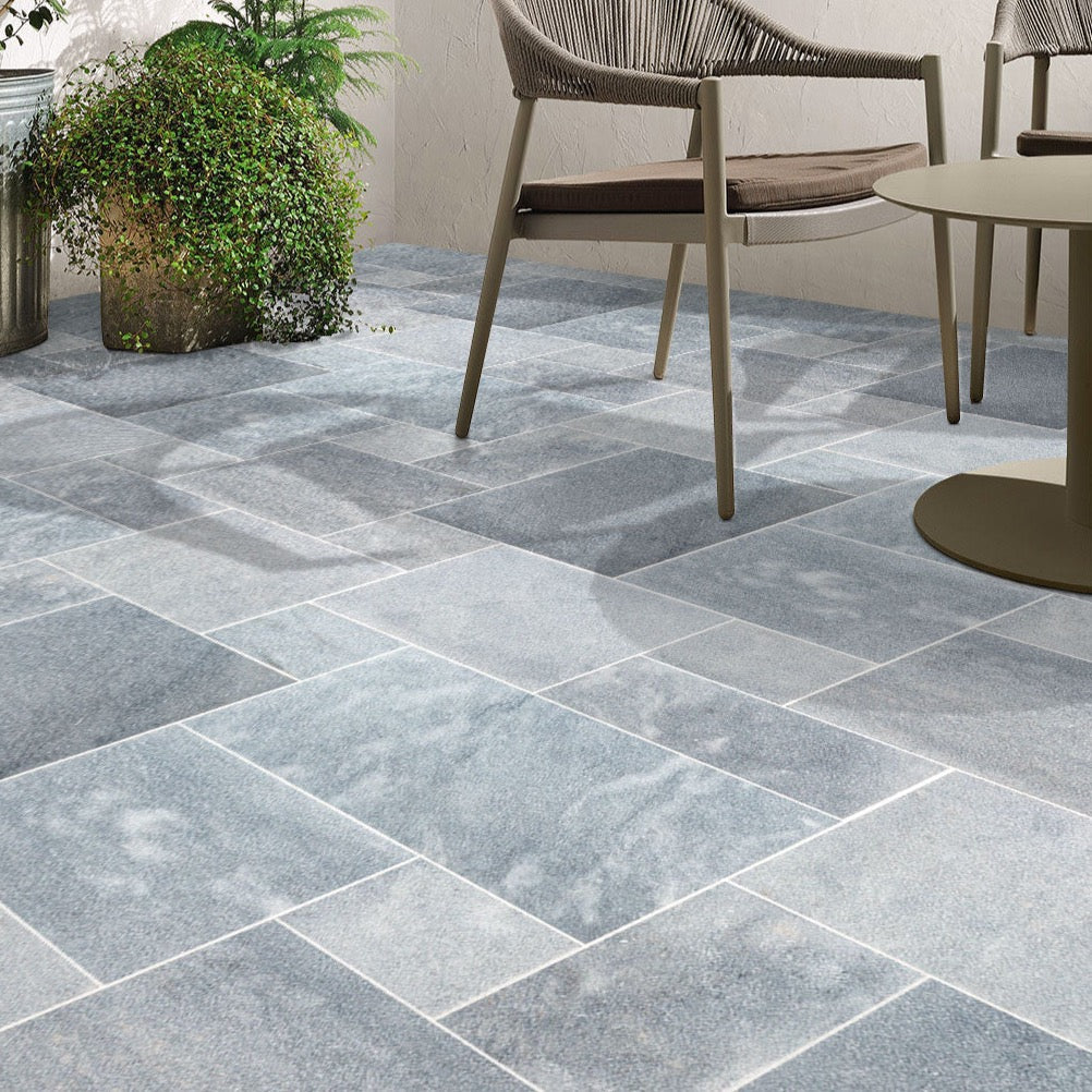 High-quality Bluestone and Marble tiles showcasing elegant natural stone textures for premium interior and exterior design