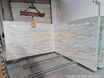 High-quality Calacatta Marble slab showcasing elegant luxury in interior design for sophisticated home decor