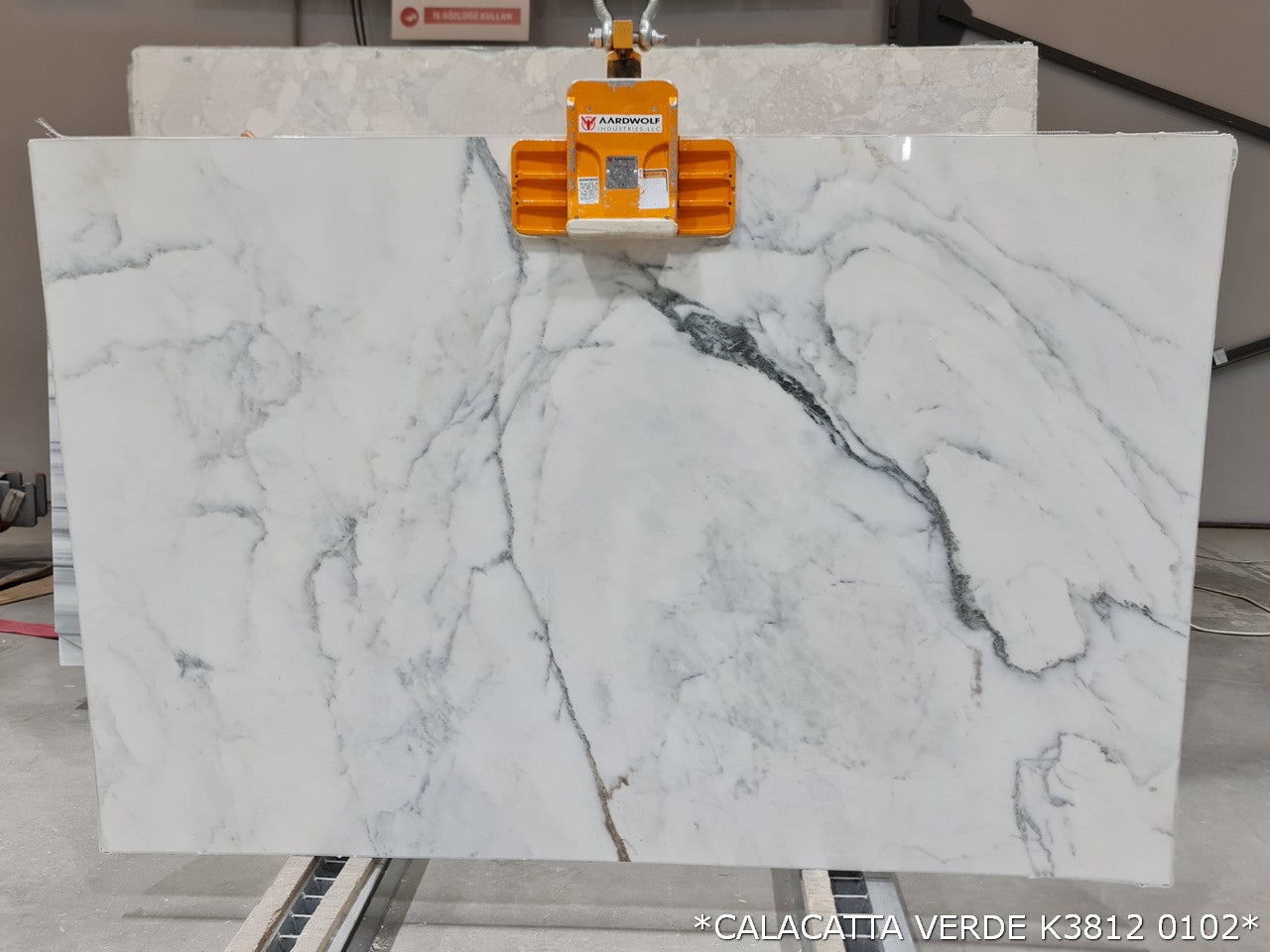 High-quality Calacatta Verde marble slabs showcasing natural elegance and durability for sophisticated interior designs