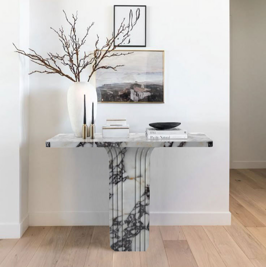 Elegant Calacatta Viola marble design showcasing luxury and sophistication for premium interior spaces