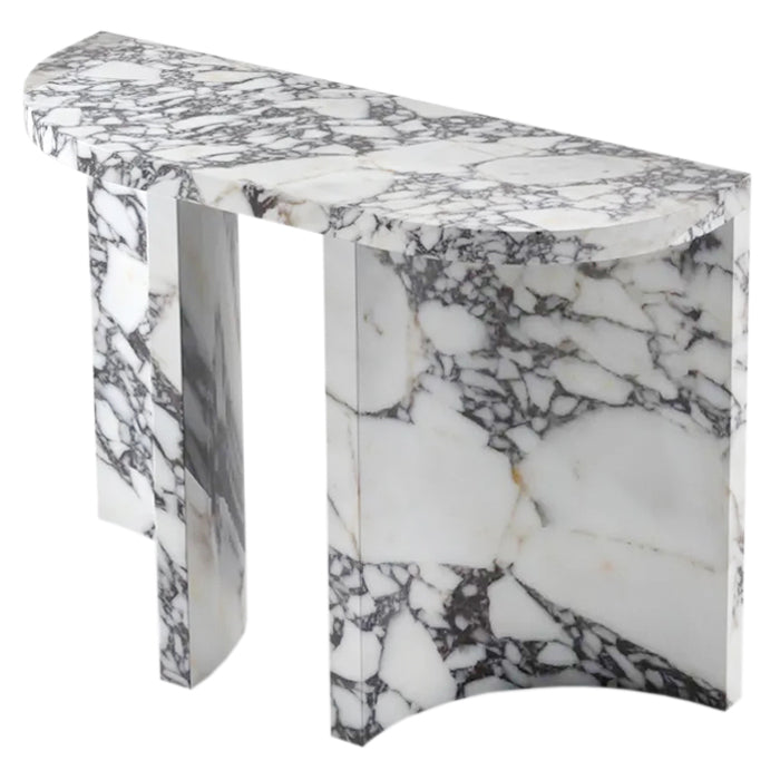 Elegant Calacatta Viola marble surface featuring unique veining patterns in high-quality stone design