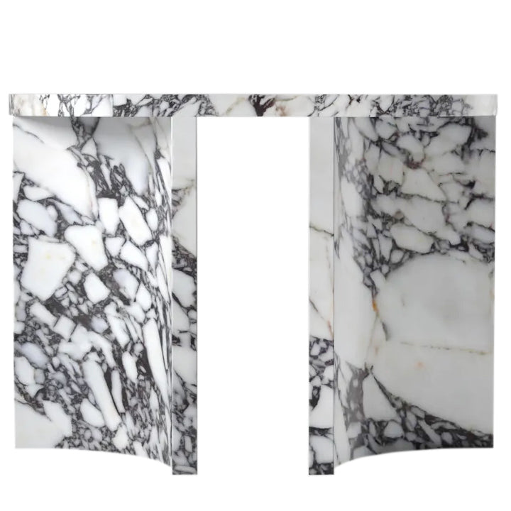 Elegant Calacatta Viola marble surface featuring unique veining patterns in high-quality stone design
