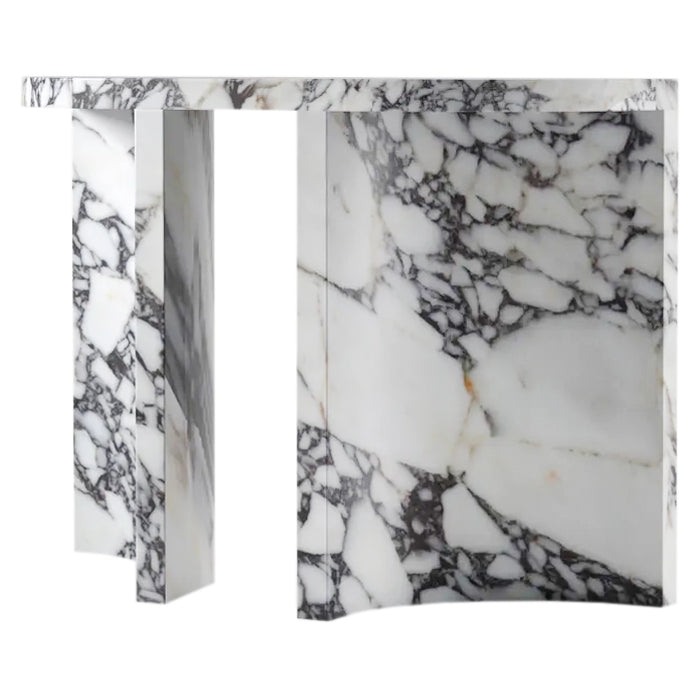 Elegant Calacatta Viola marble surface featuring unique veining patterns in high-quality stone design