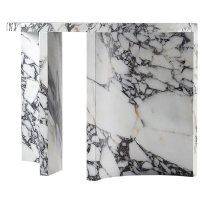 Elegant Calacatta Viola marble surface featuring unique veining patterns in high-quality stone design
