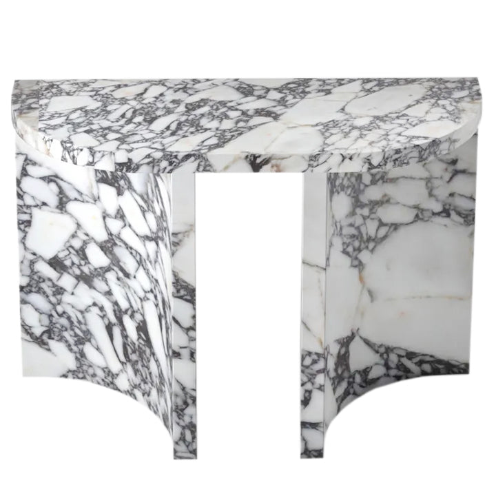 Elegant Calacatta Viola marble surface featuring unique veining patterns in high-quality stone design