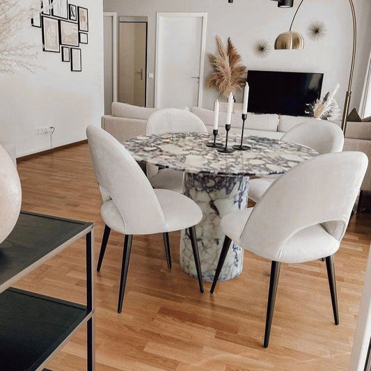 Elegant Calacatta Viola marble design showcasing luxury and timeless beauty for upscale interiors.