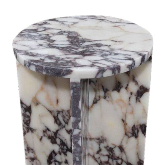 Elegant Calacatta Viola marble slab showcasing its unique veining and polished finish for luxurious interior design.