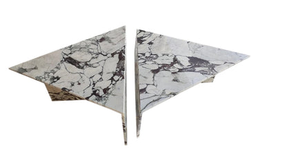Calacatta Viola coffee table showcasing elegant marble design, perfect for sophisticated living spaces