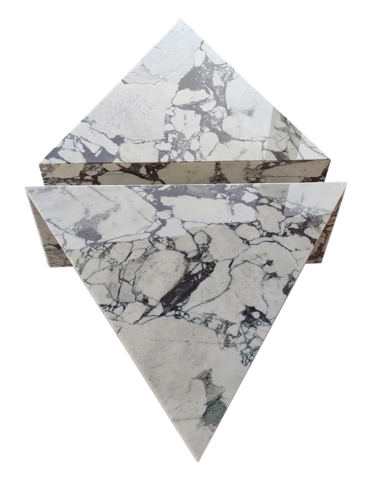 Calacatta Viola coffee table showcasing elegant marble design, perfect for sophisticated living spaces