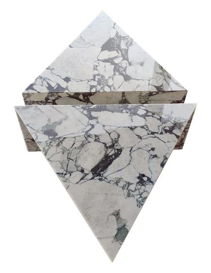 Calacatta Viola coffee table showcasing elegant marble design, perfect for sophisticated living spaces