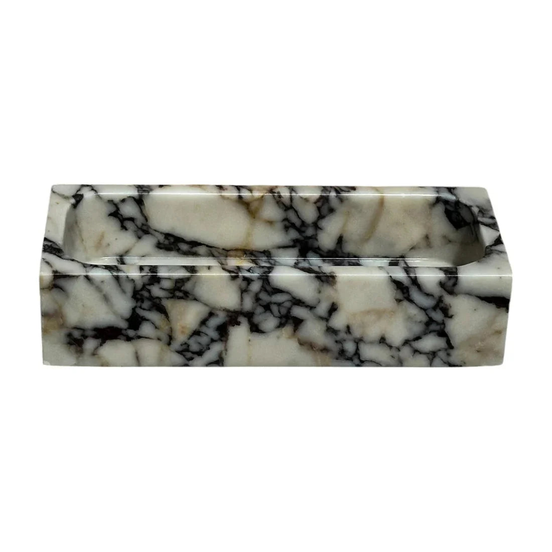 Calacatta Viola marble sink showcasing elegant purple veining, perfect for luxury bathroom designs