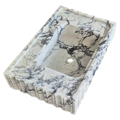 Elegant Calacatta Viola marble slab, showcasing luxury and timeless sophistication for upscale interior designs