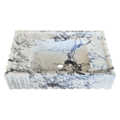 Elegant Calacatta Viola marble slab, showcasing luxury and timeless sophistication for upscale interior designs