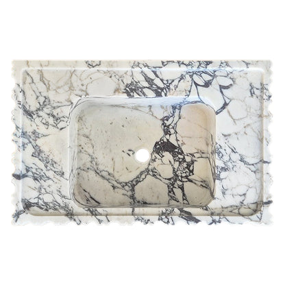 Elegant Calacatta Viola marble slab, showcasing luxury and timeless sophistication for upscale interior designs