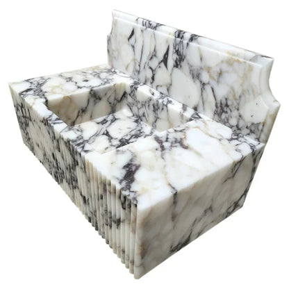 Elegant Calacatta Viola marble showcasing luxury and sophistication in premium interior design applications.