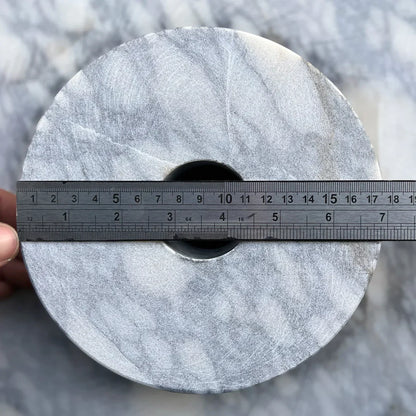 Calacatta Viola Marble Natural Stone Round Above Vanity Bathroom Sink Polished (D)15.5" (H)4.5".