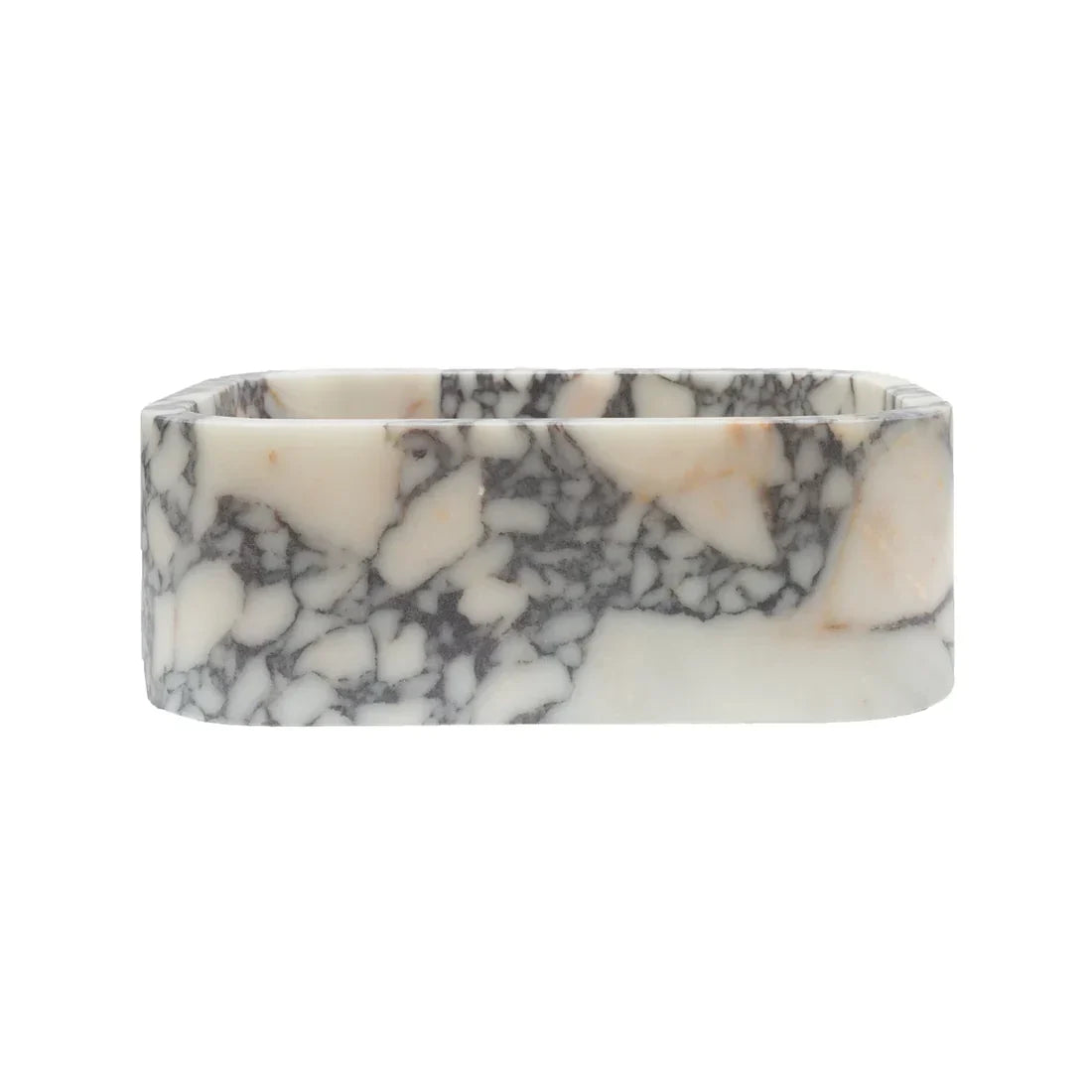 Calacatta Viola wall-mount sink with elegant marble design, perfect for modern bathroom decor